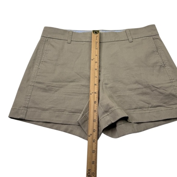 J.Crew Khaki 4" Stretch Pockets Chino Shorts - Picture 8 of 11